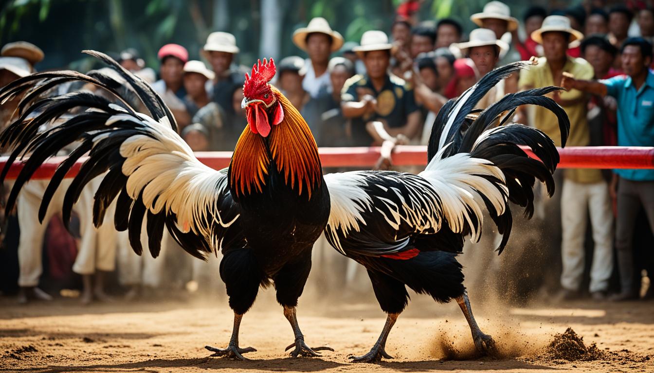 Penentuan Pemenang Sabung Ayam