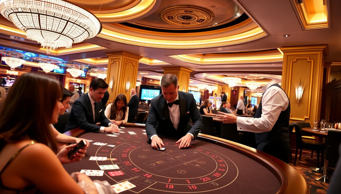 Live dealer Baccarat